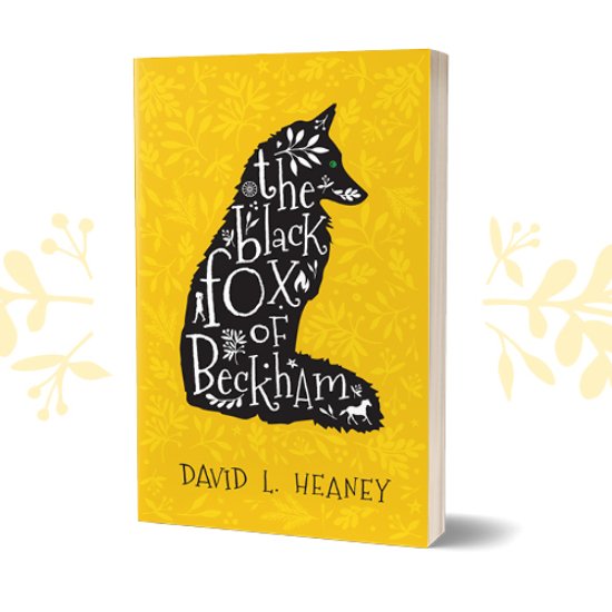 The Black Fox of Beckham by David L. Heaney with a black fox illustration